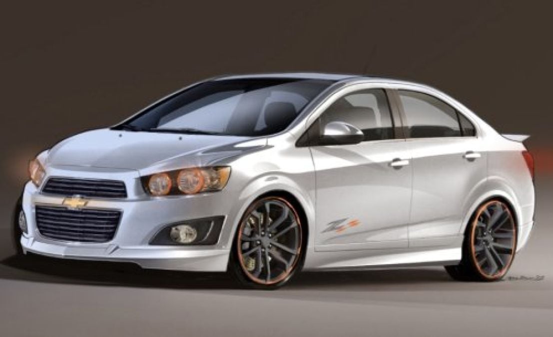 The front end of the Chevrolet Sonic Z-Spec 2.5 Concept | Torque News